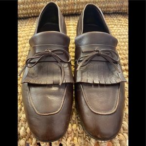 Salvatore Ferragamo brown dress shoes Men’s 10